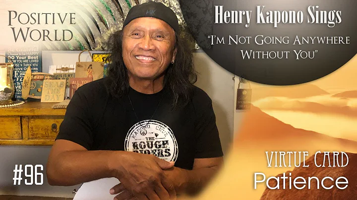 Patience Henry Kapono Shares A Positive Message an...