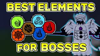 *WORST TO BEST* Elements For PVE (Giant Bosses) | Shindo Life Element Tier List