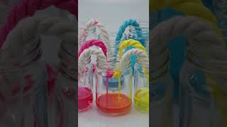 🌈 Floating Rainbow Water Experiment! 🧪 Most Satisfying Science Project #Shorts