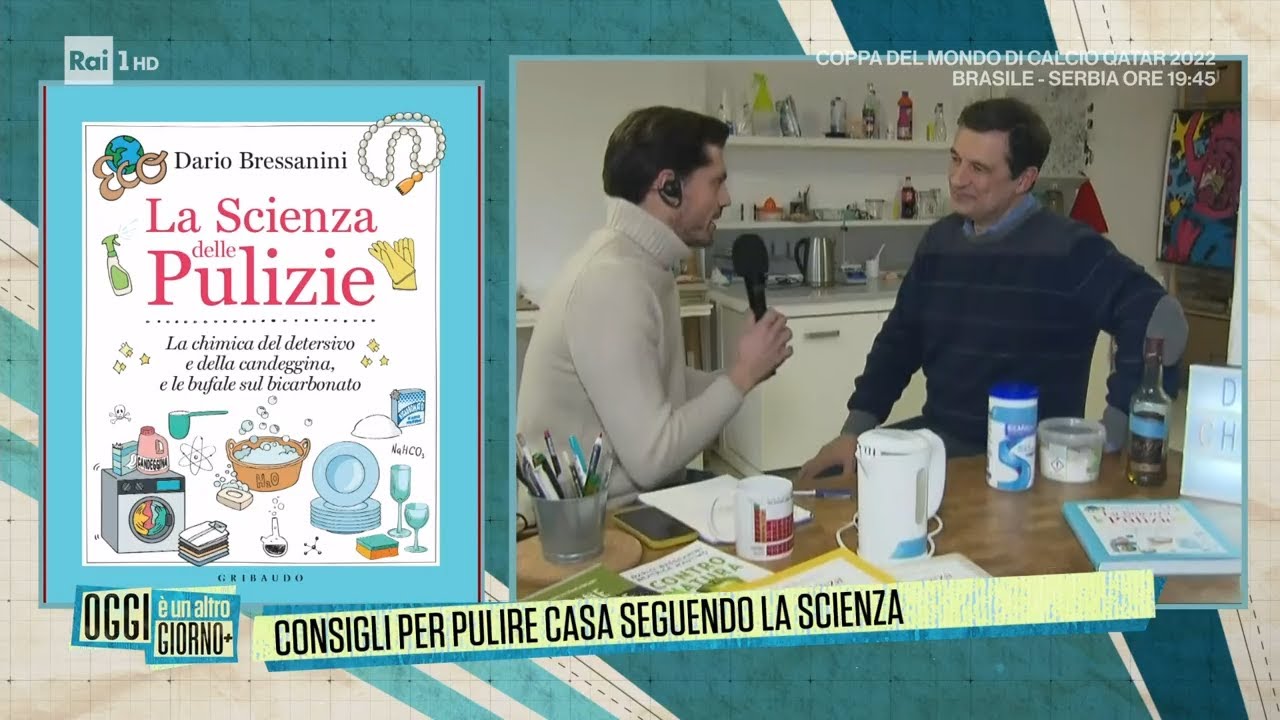 Dario Bressanini: «I miei trucchi per pulire casa alla perfezione grazie  alla chimica»