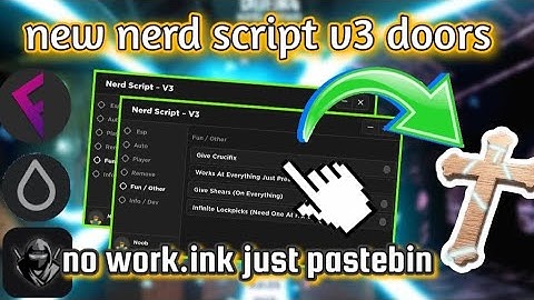 new op doors script nerd script v3 | go to pin comment to try the script enjoy