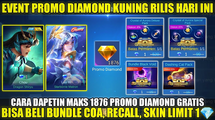 YELLOW DIAMOND PROMO EVENT RELEASED TODAY!! HOW TO GET 1876 FREE YELLOW DIAMOND PROMO MLBB 2025