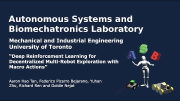 Deep Reinforcement Learning for Decentralized Multi-Robot Exploration with Macro Actions