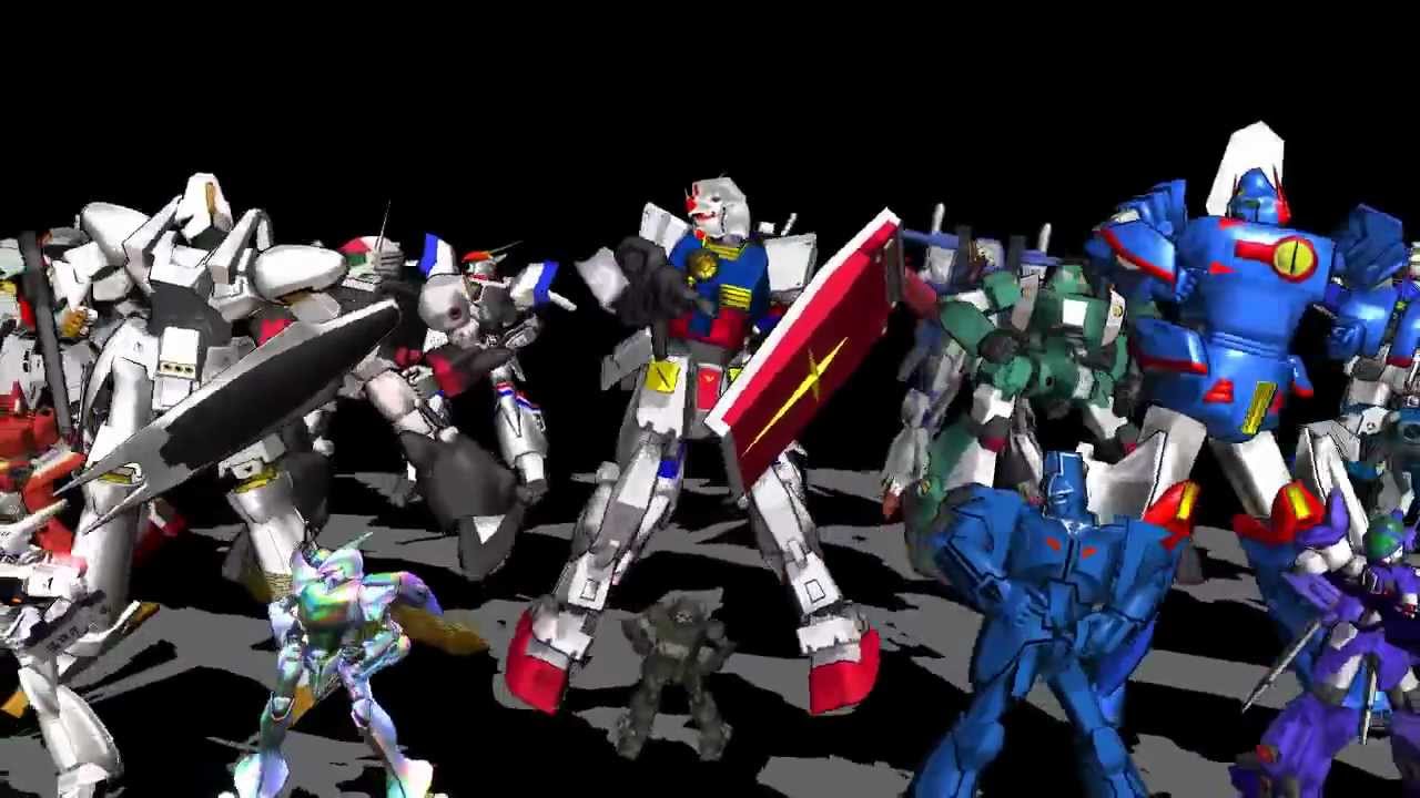 Mmd ガンダムスタイル その2 80年代ロボットアニメ編 Youtube