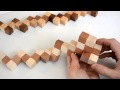 How to solve the snake cube puzzle