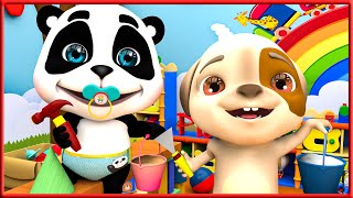 London Panda  Nursery Rhymes  Kids Songs, bridge is falling down  baby.