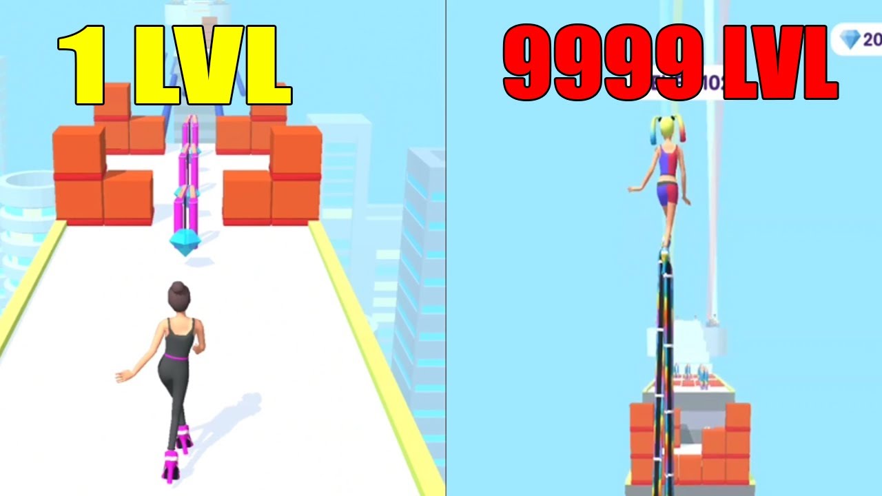 LVL 1 to LVL 9999 - High Heels Game | Max Level