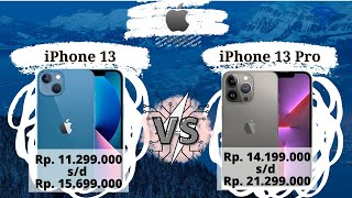APPLE iPHONE 13 vs iPHONE 13 PRO!!! | SPEK DATA
