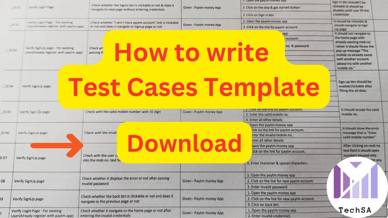 Test Cases Format Kaise Likhte Hai Ek Bar Jarur Dekhe YouTube Test cases format kaise likhte hai ek bar jarur dekhe youtube