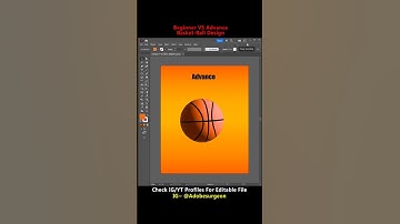 Basketball Design Tutorial #adobesurgeon #basketball #viralshort