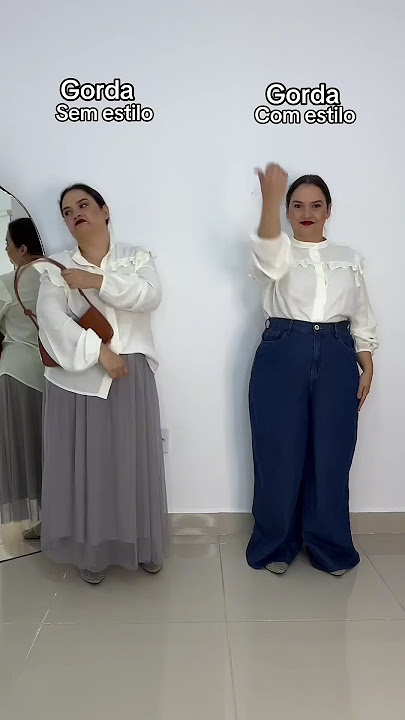 Look plus size com calça jeans #plussize #modaplussize #moda