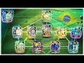 EPIC FULL BRAZIL SPECIAL CARDS SQUAD BUILDER ! FIFA MOBILE 19