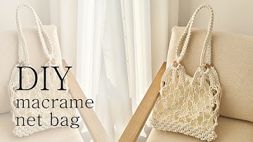 DIY Ι 마크라메 네트 백 만들기 Ι macrame net bag tutorial