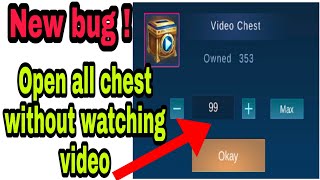How to open all the chest video without watching ads in Mobile Legends screenshot 2