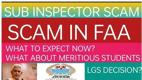 jkssb finance account assistant and sub inspector scam What to expect#finance_account_assistant #si