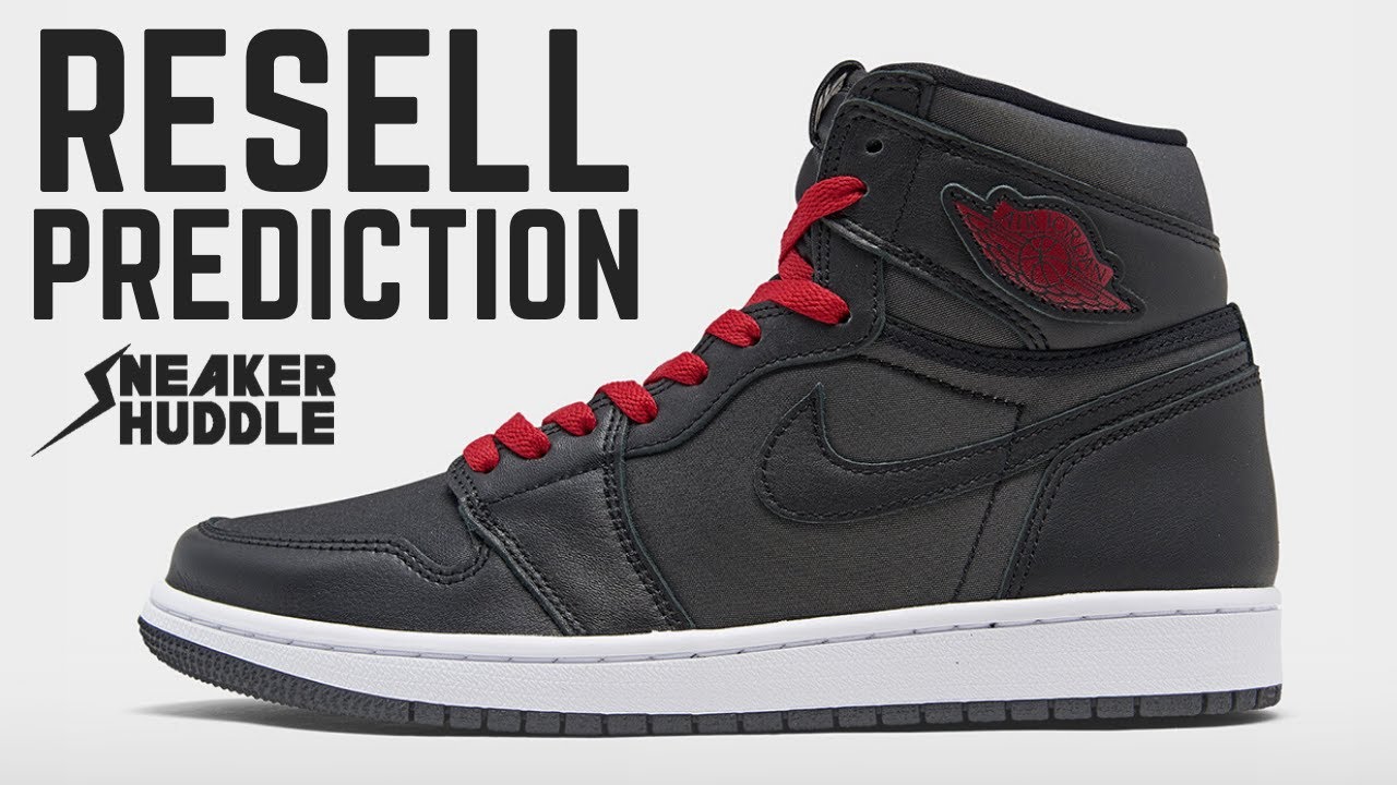 air jordan 1 satin red resell price