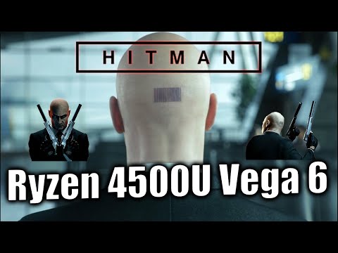 Ryzen 4500U Vega 6 - Hitman - Gameplay Test - Lenovo Ideapad 5