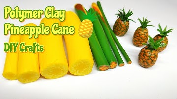 Polymer Clay Pineapple Cane : Pineapple Cane Inside and Out : DIY crafts by Andisa Charms