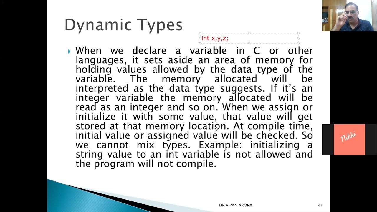 PYTHON DYNAMIC TYPES,NAMING CONVENTIONS,HELP AND DOCUMENTATION - YouTube