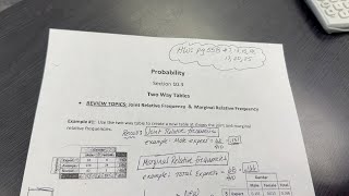 Math 3 10.3 Conditional Probability