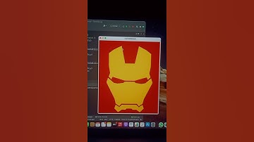 Drawing Iron Man Helmet with python code #ironman #helmet #shorts #python #code