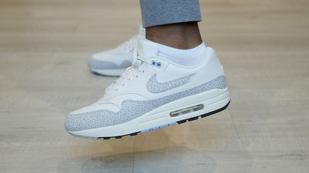 Nike Air Max 1 Safari 'Summit White Phantom' (W) FB5059-100 Review & On  Feet (2023)