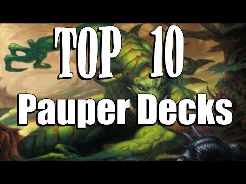 Penelope kompensation undskyld Mtg: Top 10 Pauper Decks! - YouTube