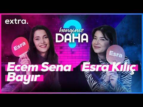 Kardeşlerim dizisindeki Afra ile challange! Ecem Sena Bayır mı, Esra Kılıç mı? @extraatv