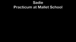 Sadie's Practicum Experience