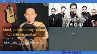 Demi Cinta - Keris Patih (video karaoke duet bareng lirik tanpa vokal) smule cover Herisis_VOS01