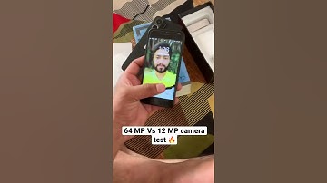 64 MP camera vs 12 MP camera test #shorts