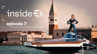 INSIDE E1 | Episode 7: Cara Delevingne flies the RaceBird in Venice at E1 Exhibition