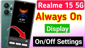 Realme 15 5g always on display/ Realme 15 5g always on display setting 