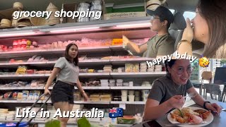 Life in Australia | grocery run, birthday surprise, buffet dinner at watermark