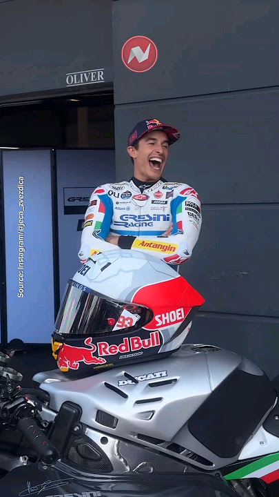 Marc Marquez's Laugh is Contagious 🤣 | #motogp75 #gresiniracing #ducati #silverstone #britishgp