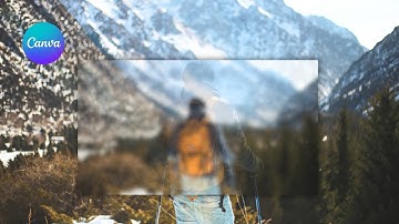 Transparent Blur Effect in Canva Easily | Canva Tutorial