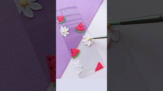 Download Lagu ✨Esthetische bladwijzerschildering #schilderen #kunst #korte broek MP3