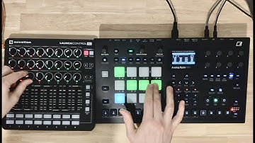 Looping and DJ style mixing - Live set on the Elektron Analog Rytm MK2