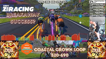 Zwift Racing - Fresh Outta 24 - Coastal Crown Loop (520-690)