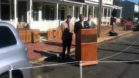 UNCUT: Mayor Jones with HUD Secretary Shaun Donovan