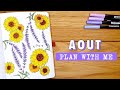 Bullet Journal AOUT 2021 | PLAN WITH ME
