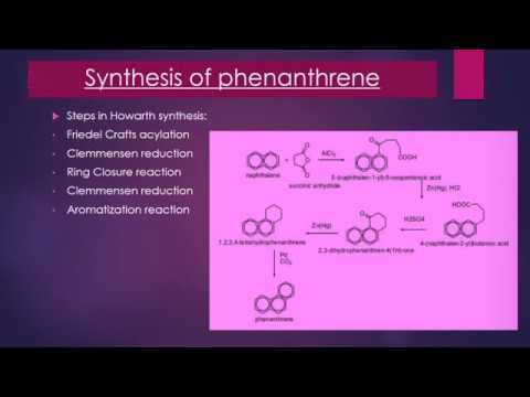 PHENANTHRENE: STRUCTURE, SYNTHESIS, CHEMICAL PROPERTIES & MEDICINAL USES.