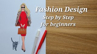 Fashion Design Inspo ✨️ For Beginners! Step-By-Step Process For Creating Outfits