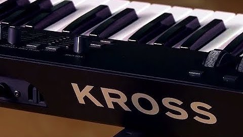 Korg Kross 2 Music Workstation - Demo with Frank Tedesco