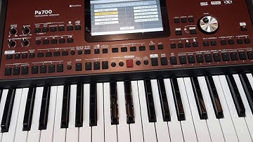 Korg Pa700 - Factory Demo Pa700 Sounds & Pure KAOSS