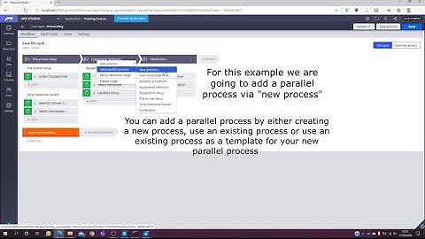 Pega 8.4 Adding a Parallel Process to a stage