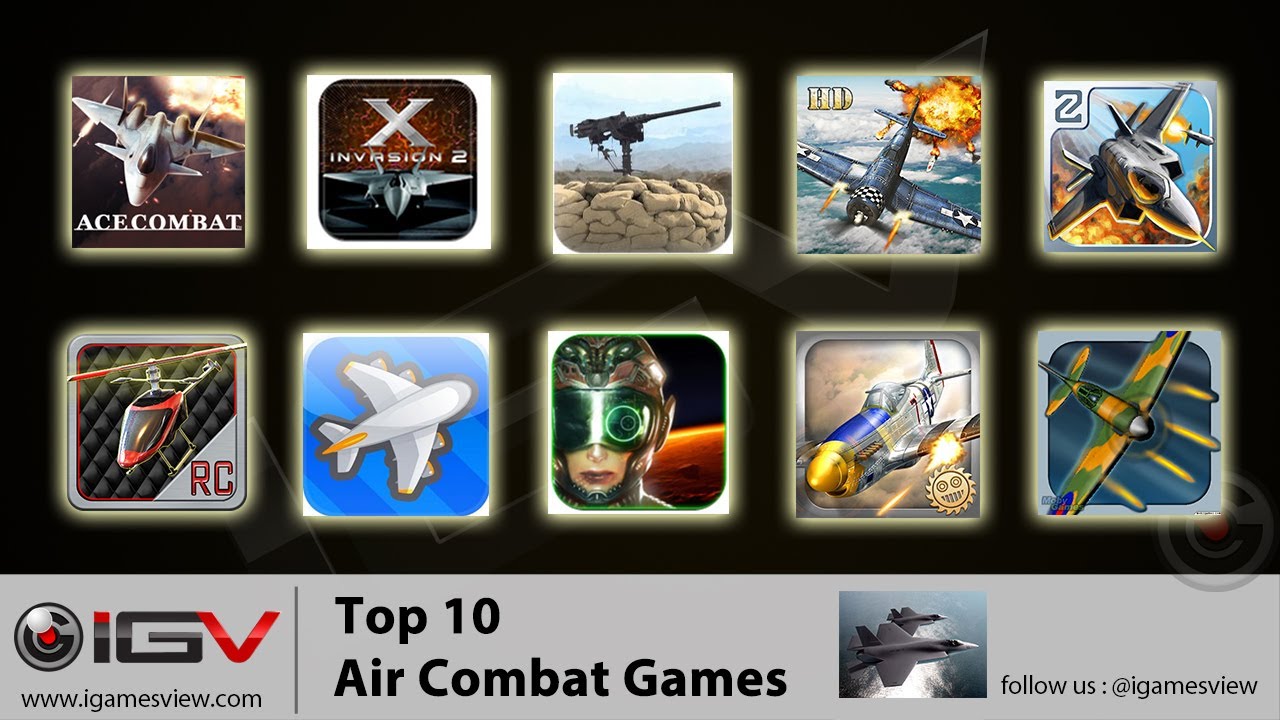 Top Air Combat Games For iPhone / iPod - YouTube