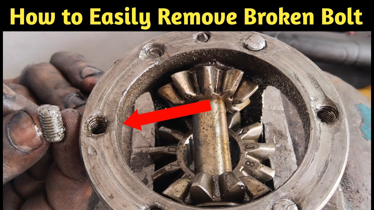 How to unscrew a broken bolt without drilling and weld, very simple way