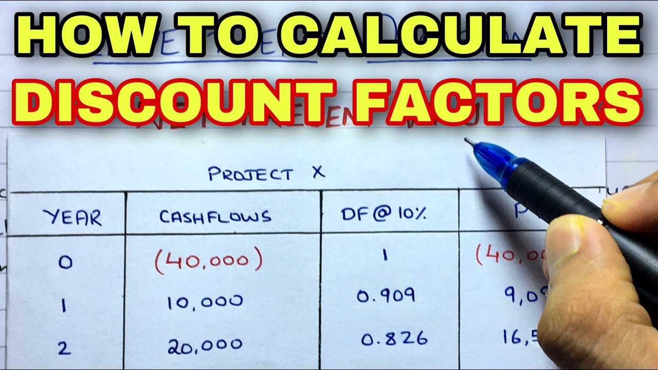 how-to-calculate-discounting-factors-financial-management-youtube