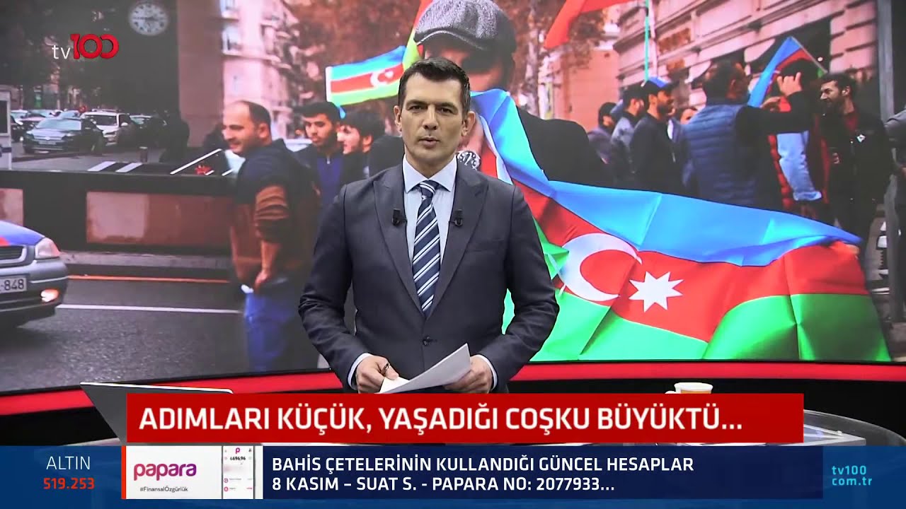 Şuşa zaferi sonrası Bakü sokakları şenlendi